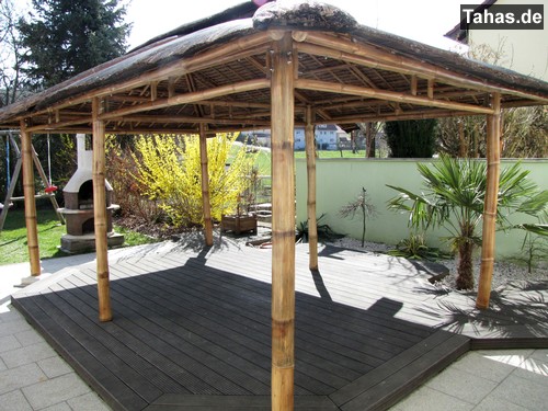 Offener Bambus Pavillon Fur Garten Terrasse Tahas